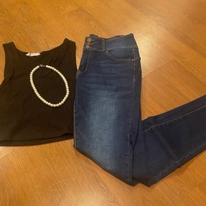 Wax Butt I Love You Size 11/30 High-waisted Jeans Skinny